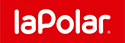 logo la polar rojo con letras blancas